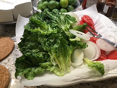 burger fixings
