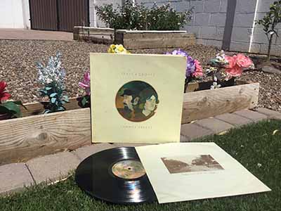Summer Breeze record album wth flowers