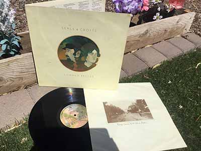 Summer Breeze record album wth flowers