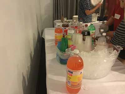 drinks table