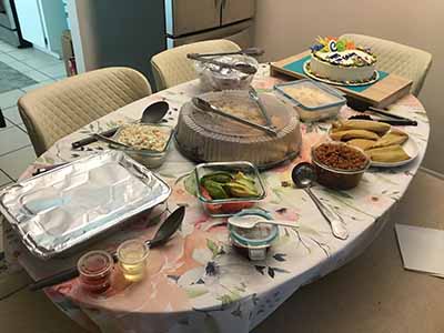 food table