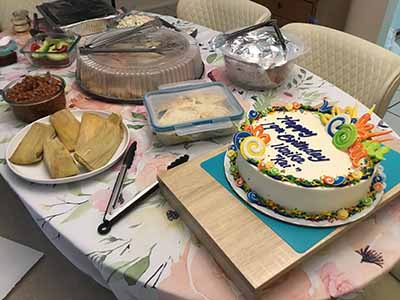 food table