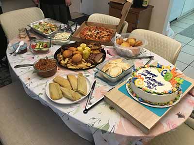 food table