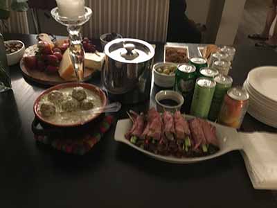 food table