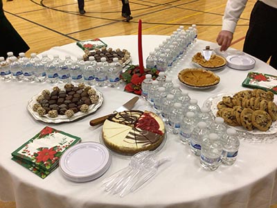 desserts table
