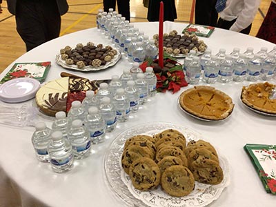 desserts table