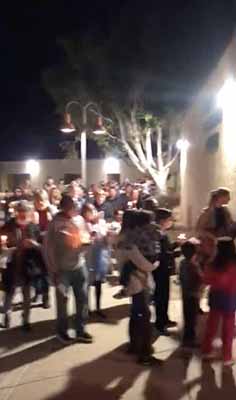 La Posada Christmas procession event at Holy Spirit Catholic Church