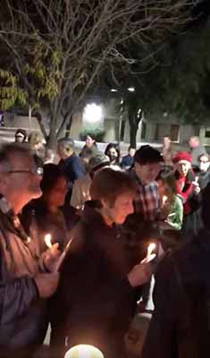 La Posada Christmas procession event at Holy Spirit Catholic Church