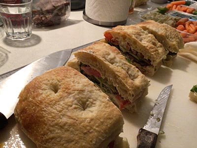 sandwiches with prime rib meat