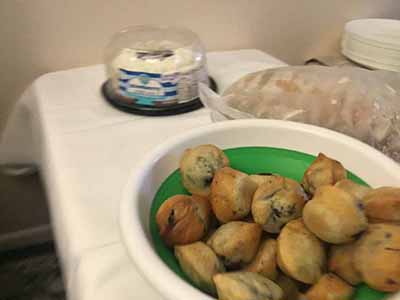 blueberry muffins