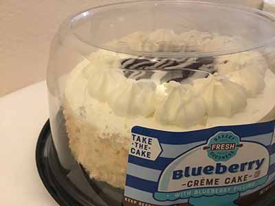 blueberry creme cake