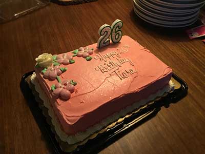 birthday cake