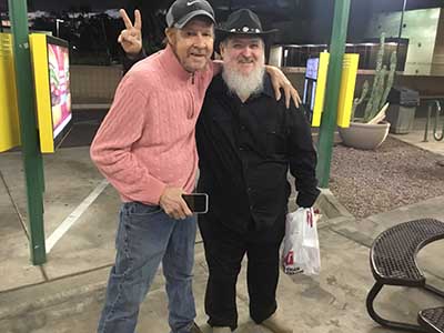 Joseph and Paul, at Sonic Drive-In