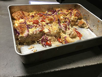 everything bagels casserole