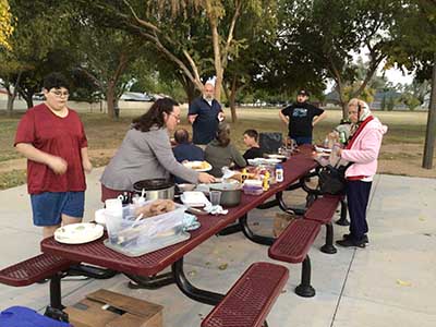 Knoell Gardens Neighborhood Potluck at Svob Park - 20 November 2022