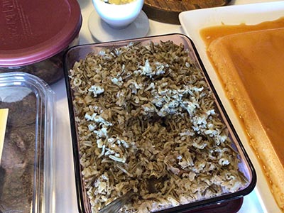 Thanksgiving food