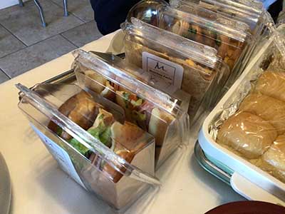 sandwiches from airport