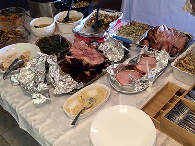 Thanksgiving food