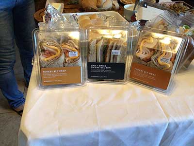 sandwiches from airport