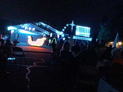 Christmas lights show