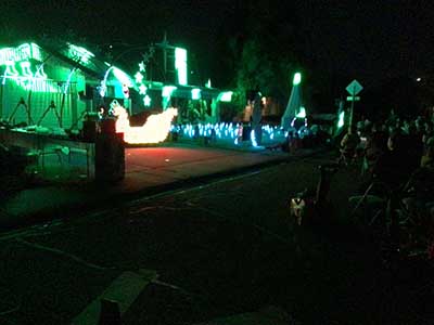 Christmas lights show