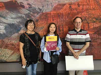 Japanese student and host family