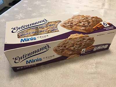 Entemann's mini crumb cake'