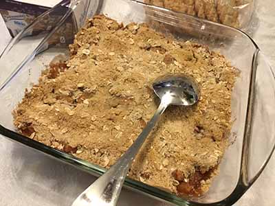 apple crumble