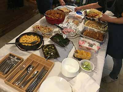 food table