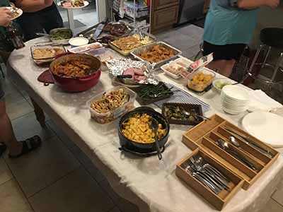 food table