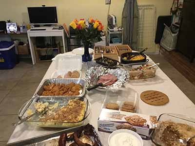food table