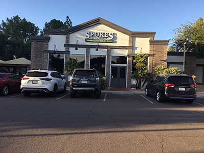 Spokes on Southern restaurant exterior