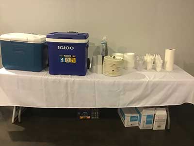 drinks table