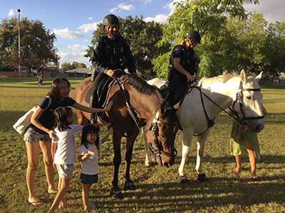 equestrian police