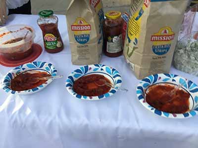 salsa and chips