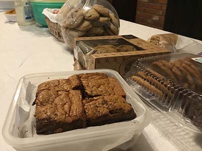 brownies and cookies