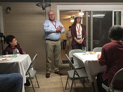 Forward Party state leads speaking to neighbors
