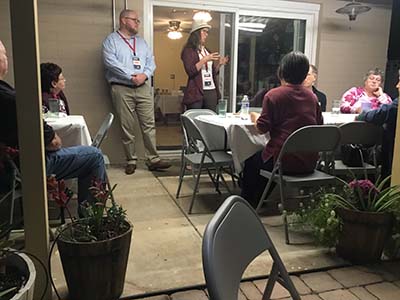 Forward Party state leads speaking to neighbors