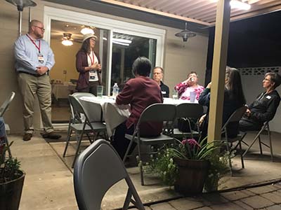 Forward Party state leads speaking to neighbors