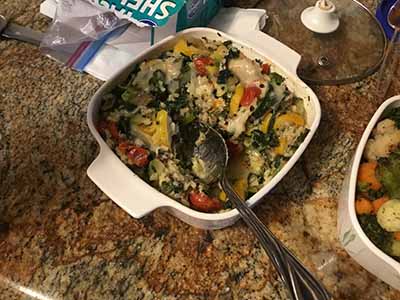 roasted vegtables with parmesan cheese