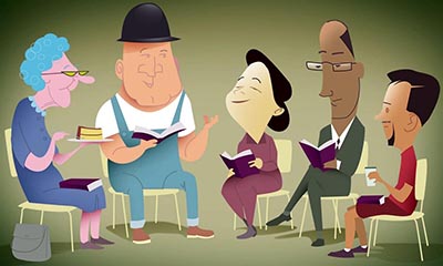book club illustration
