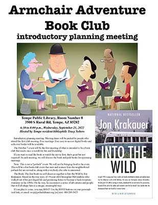 invitation to book club event