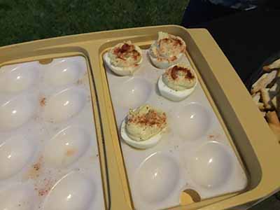 Devilled eggs