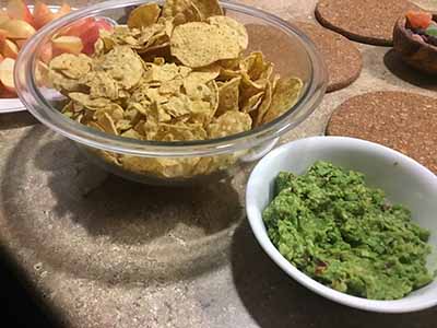 chips and guacamole