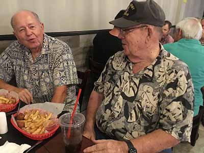 Men at Foreva Wings Guys Night Out event