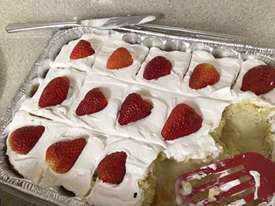 strawberry dessert