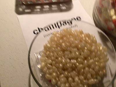 champagne flavored jelly beans