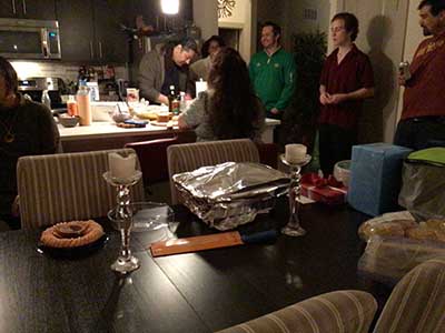 people at birthday party