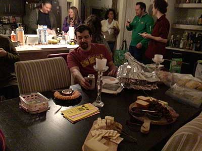 people at birthday party