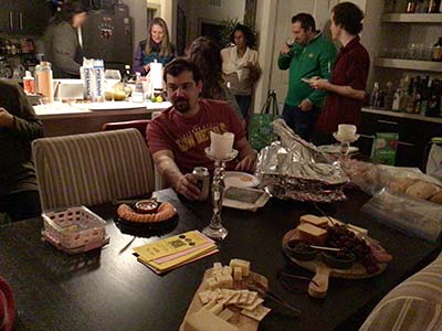 people at birthday party